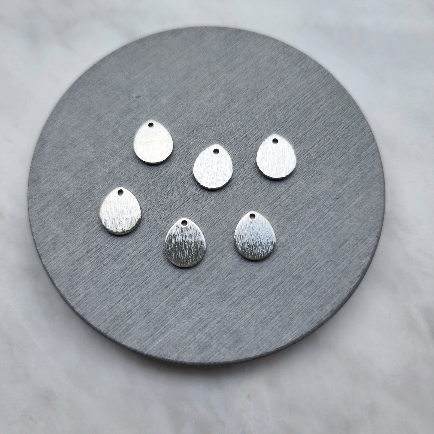 Silver charms drops Earrings components Earrings findings DIY jewelry