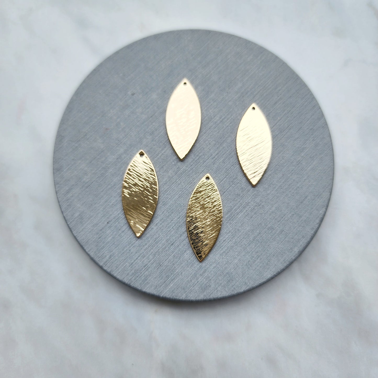 Gold plated charms Earrings components Earrings findings DIY jewelry