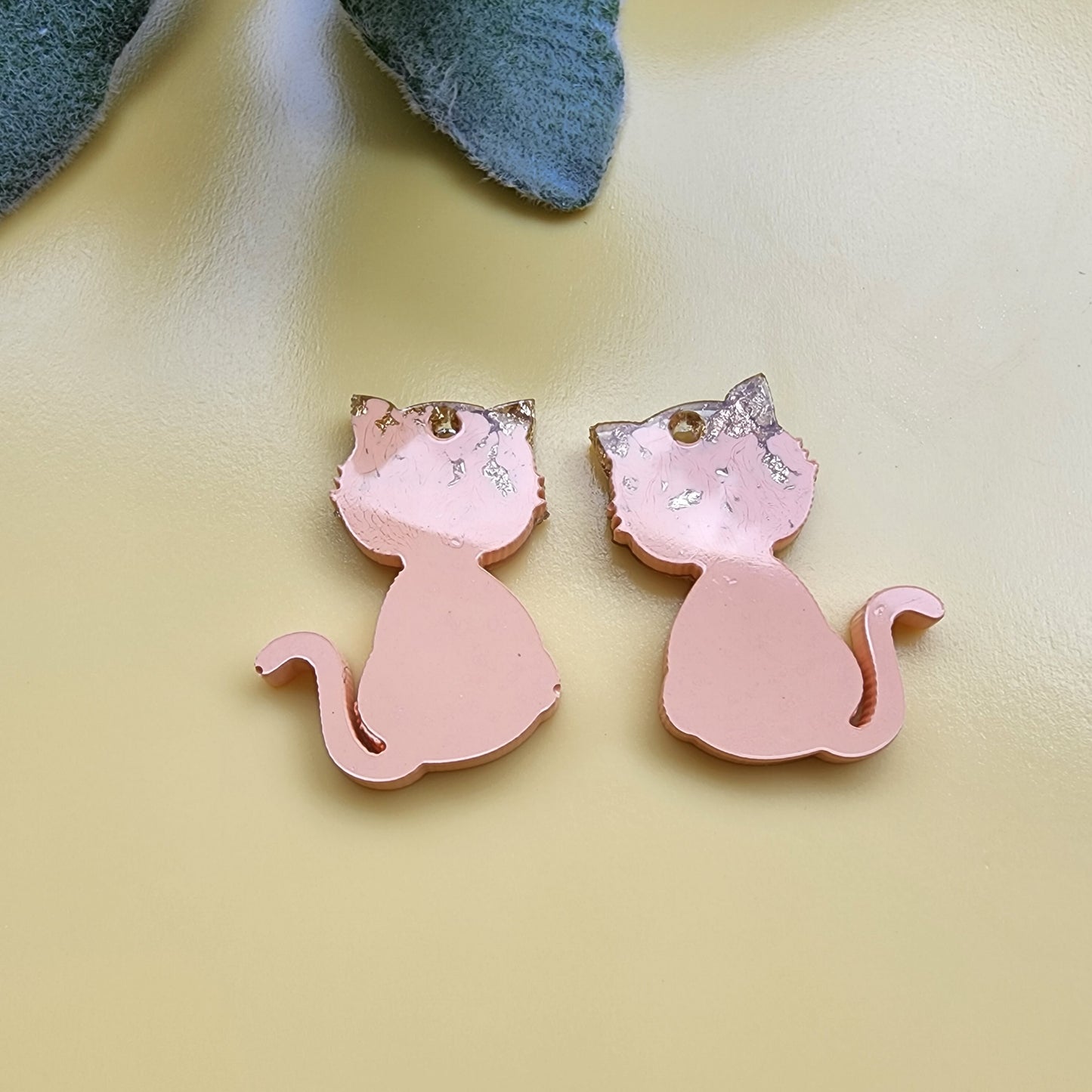 Cat Silicone earring mold Jewelry Resin mould for resin and epoxy