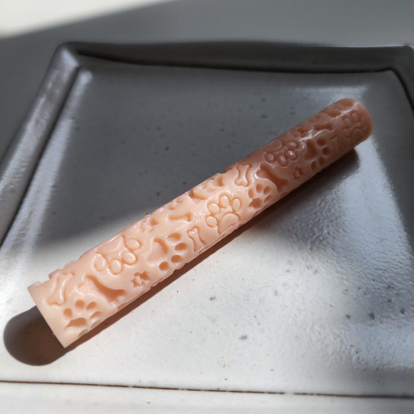 Polymer clay texture roller clay stamp 3D printed embossing