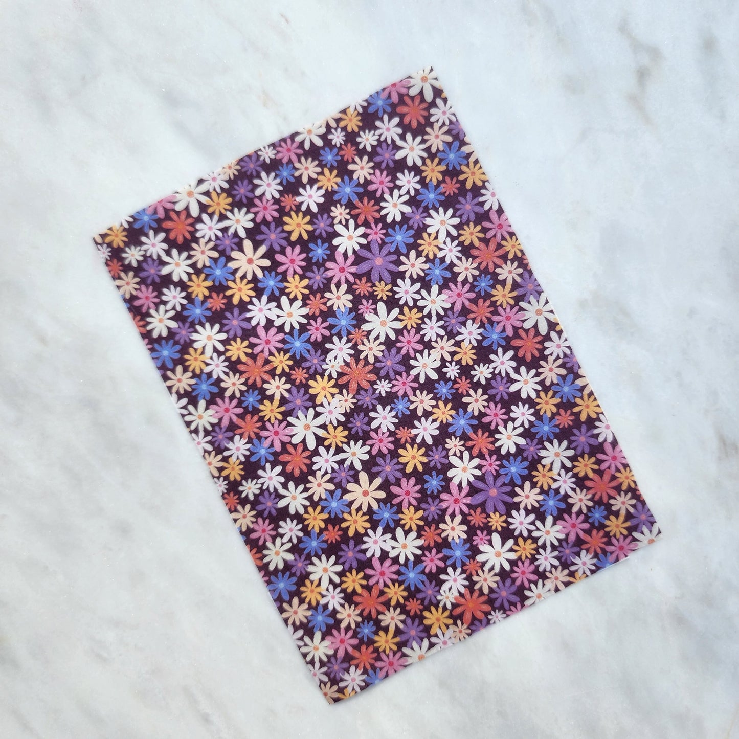 Water-soluble transfer paper for polymer clay craft "Daisy flowers"
