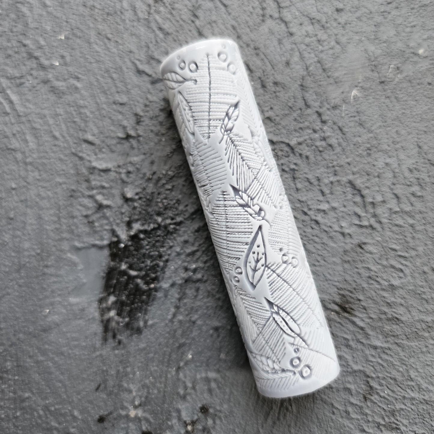 Polymer clay texture roller clay stamp 3D printed embossing