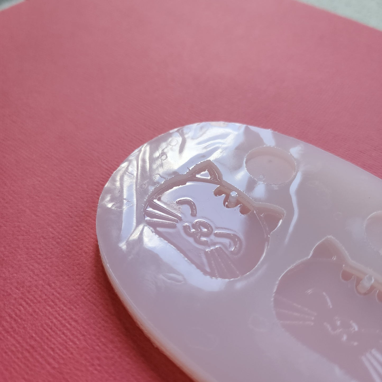 Silicone earrings mold / Silicone epoxy mold / Silicone earring moulds / Silicone UV resin molds / Cat earring silicone jewelry mold