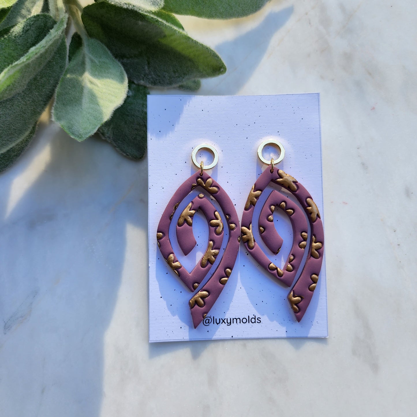 Polymer Clay cutters "Geometry" Earrings sharp clay cutter