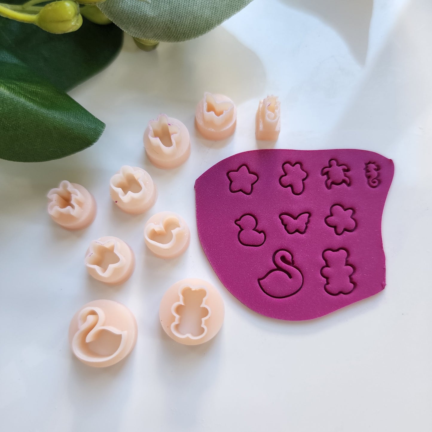 9 pcs micro cutters Polymer clay micro cutter 3D print jewelry molds Earrings clay mold