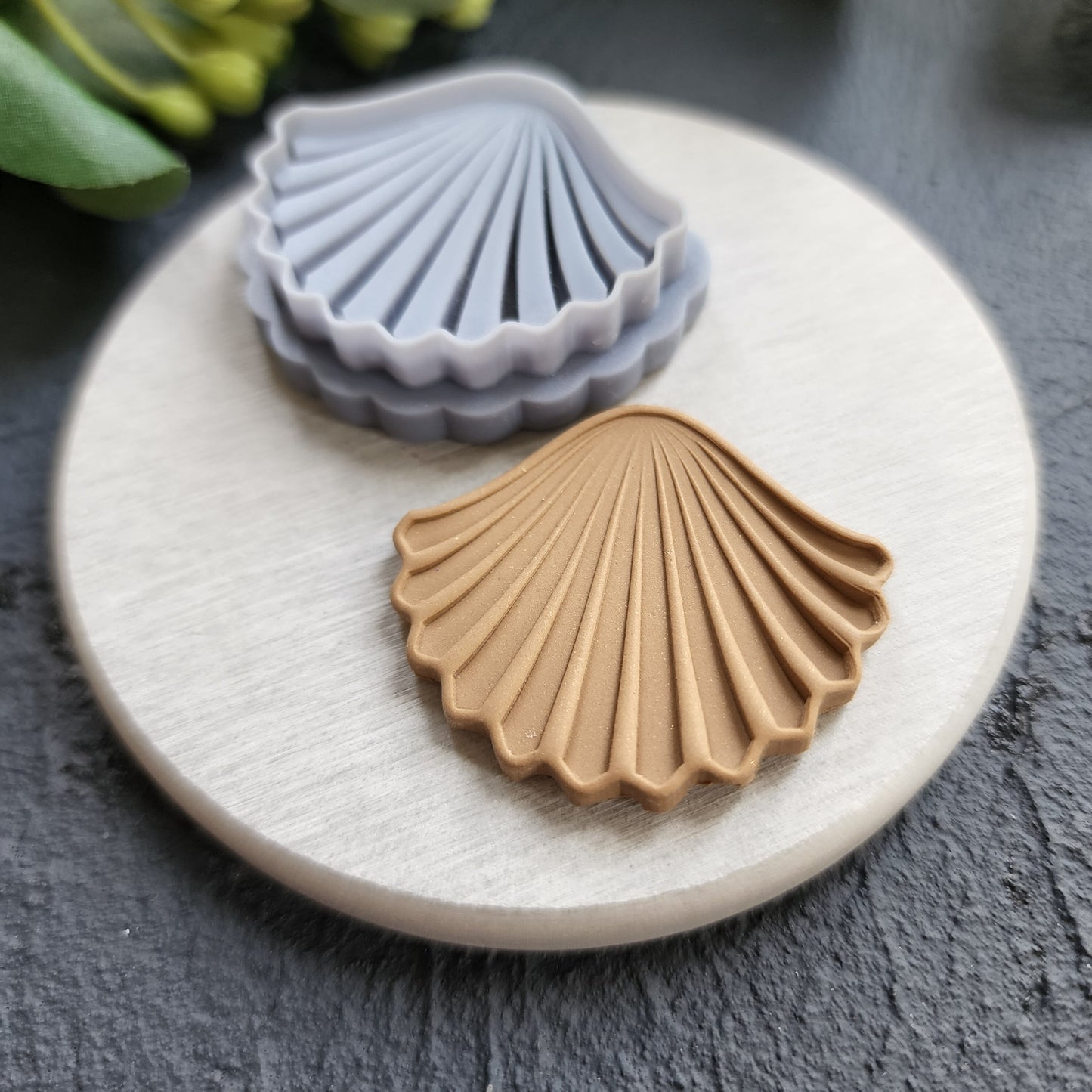 Polymer Clay cutters "Seashell" Earrings sharp clay cutter / Polymer clay tool / Earrings cutter / Botanical cutter / Jewelry cutter
