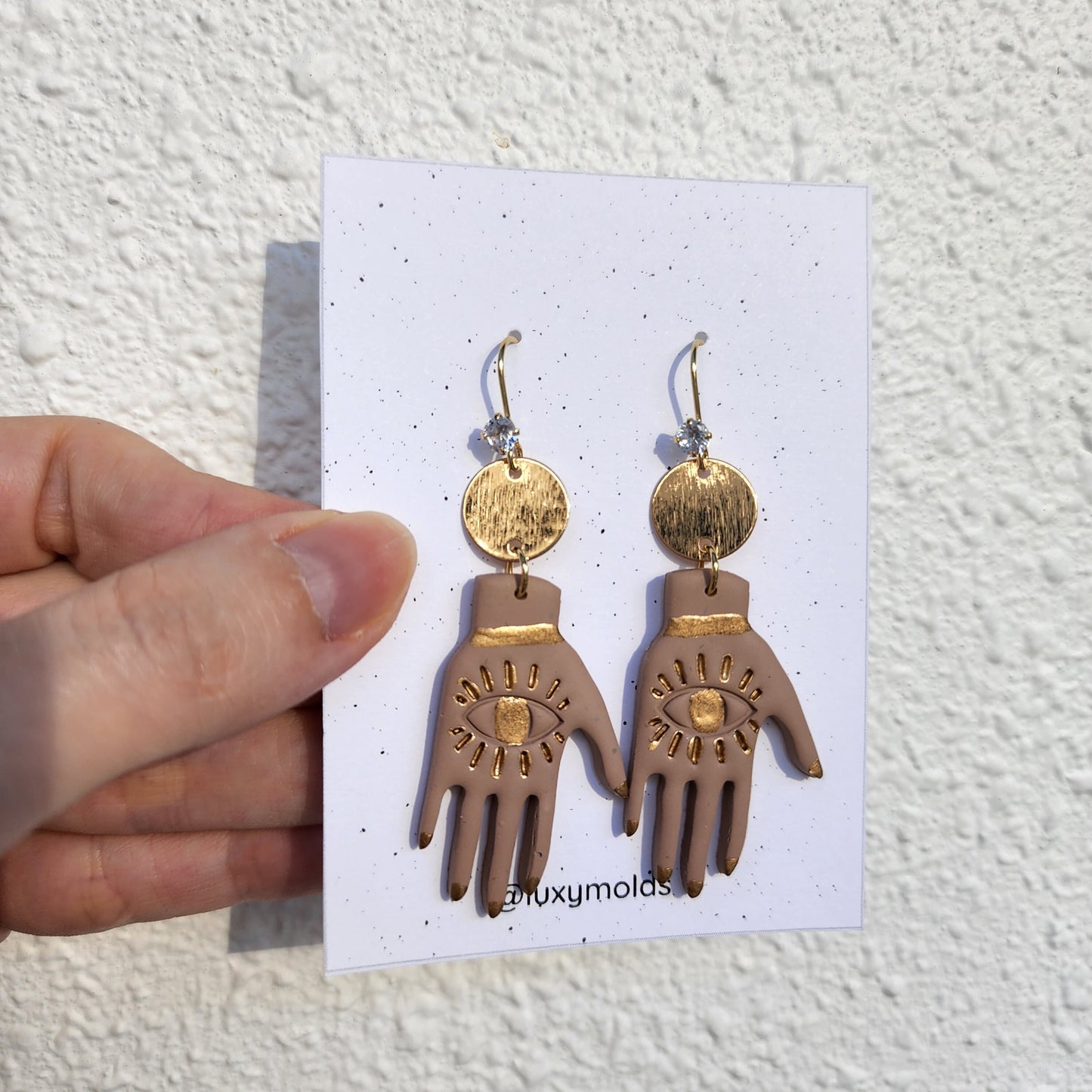 Polymer Clay cutters "Hand" Earrings sharp clay cutter