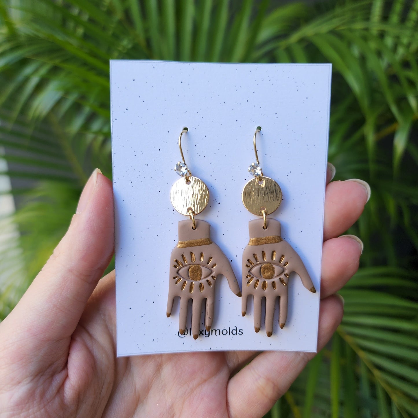 Polymer Clay cutters "Hand" Earrings sharp clay cutter
