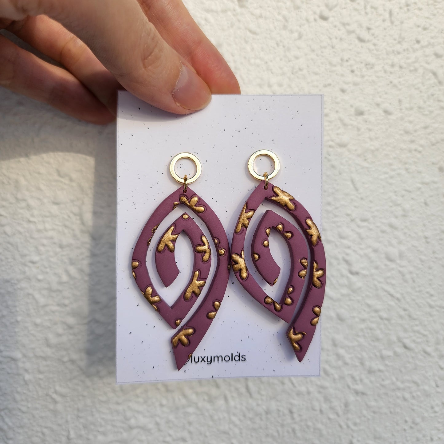 Polymer Clay cutters "Geometry" Earrings sharp clay cutter