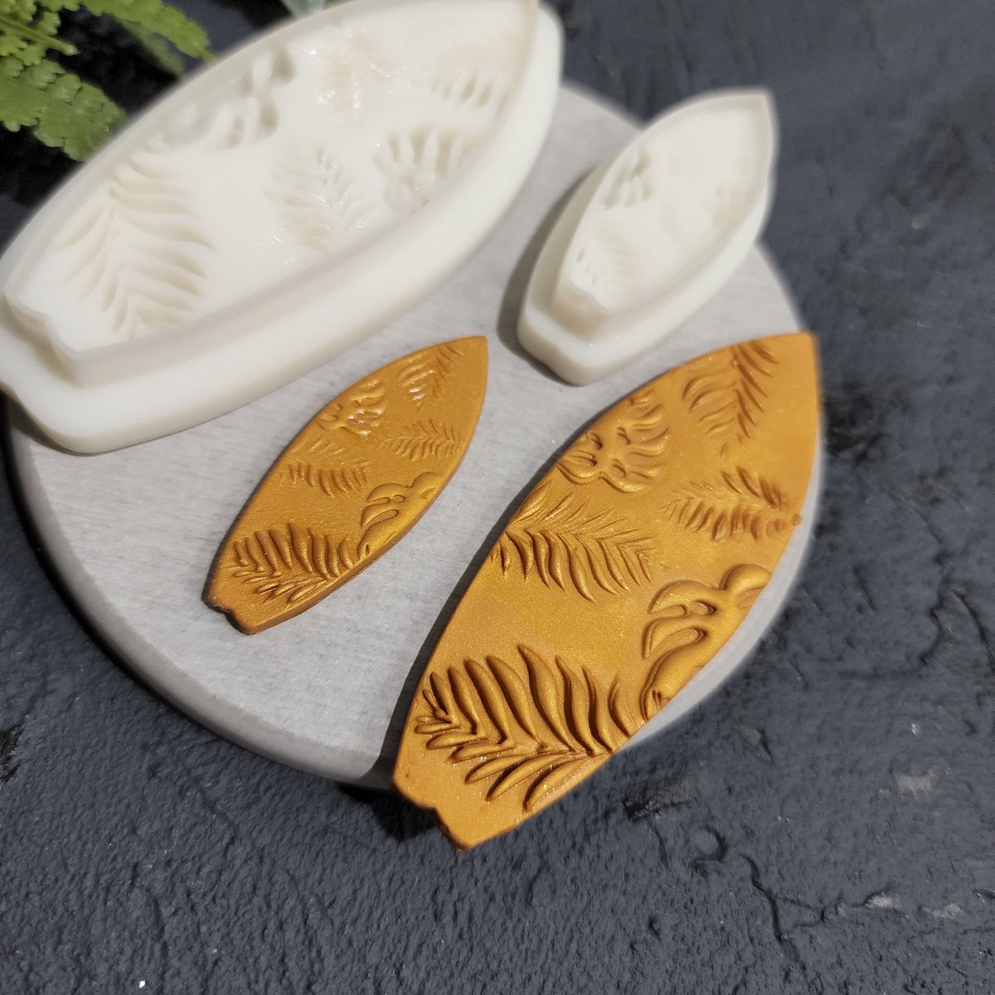 Polymer Clay cutters "Surfboard" Earrings clay cutter stamp