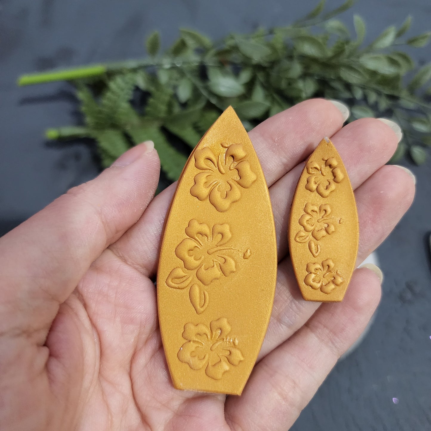 Polymer Clay cutters "Surfboard" Earrings clay cutter stamp