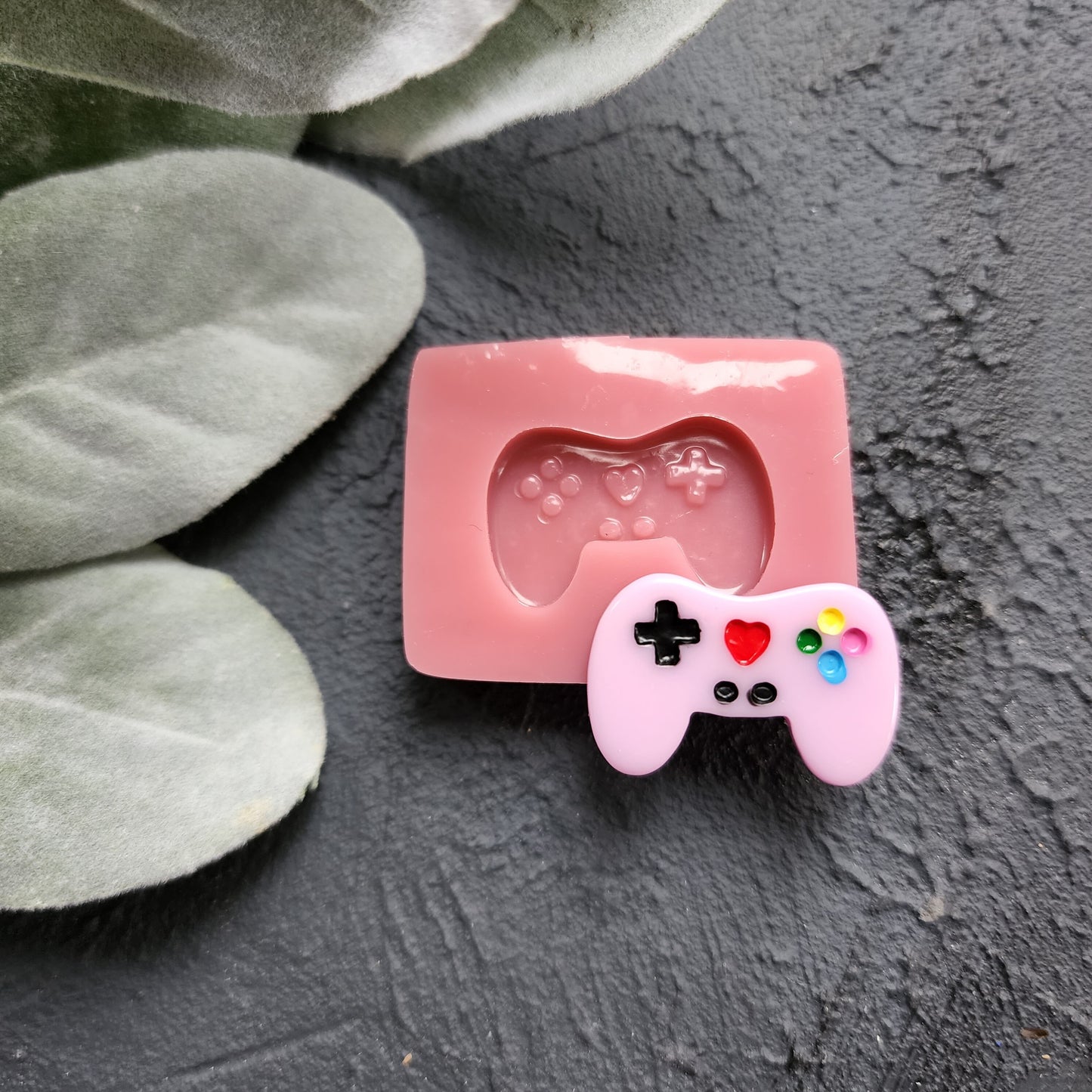 Silicone earrings mold / Silicone epoxy mold / Silicone stud earring moulds / Silicone UV resin molds / Game joystick jewelry mold/Clay tool