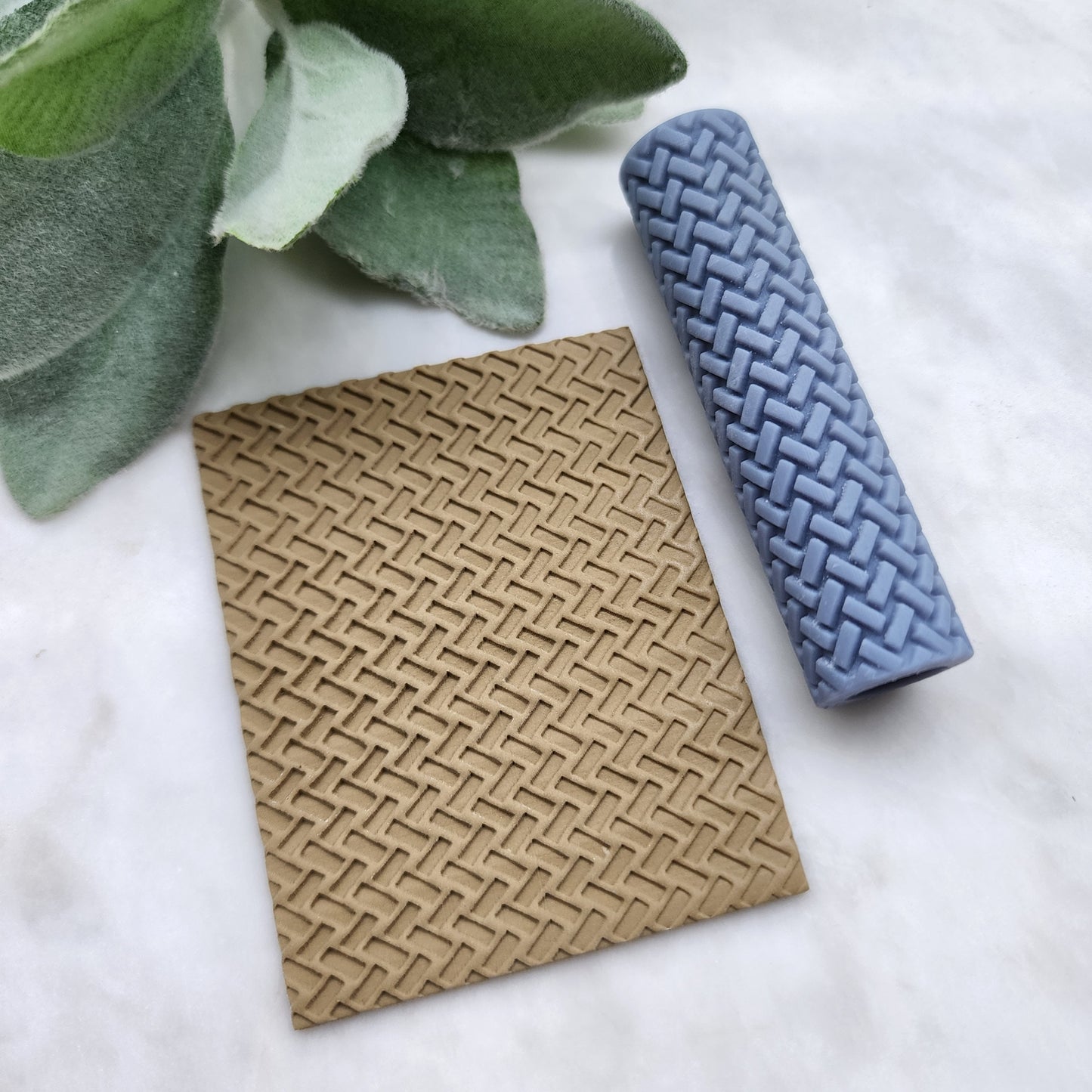 Polymer clay texture roller clay stamp 3D printed embossing tool "Geometric pattern" Clay tool Polymer clay supplies Jewelry supplies