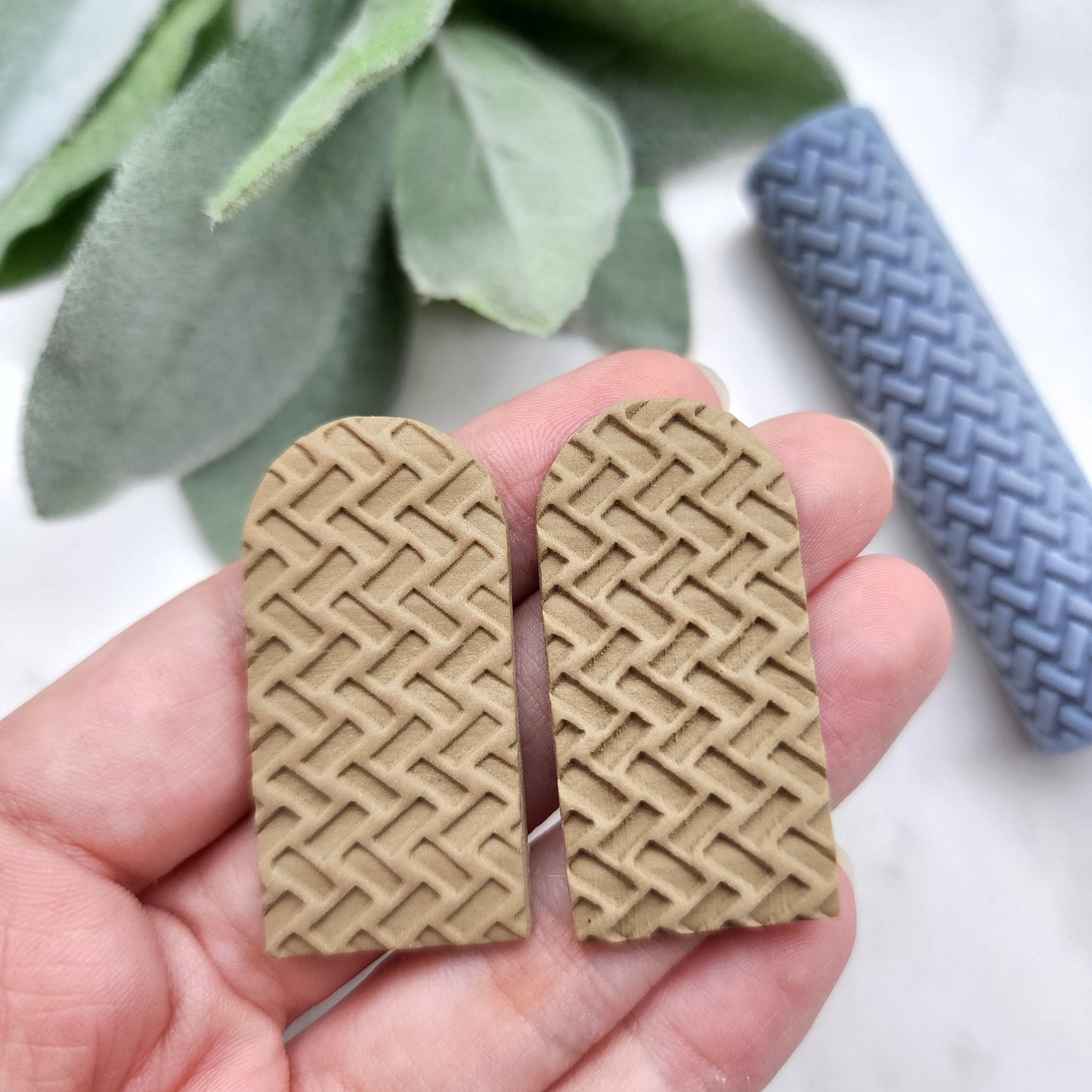 Polymer clay texture roller clay stamp 3D printed embossing tool "Geometric pattern" Clay tool Polymer clay supplies Jewelry supplies