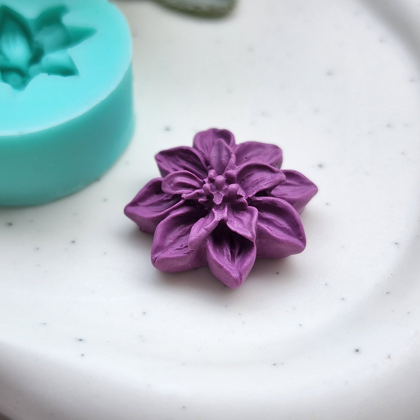 Polymer clay mold Silicone earrings mold "Flower" Summer mold mould for resin and polymer clay Polymer clay tool Clay cutter
