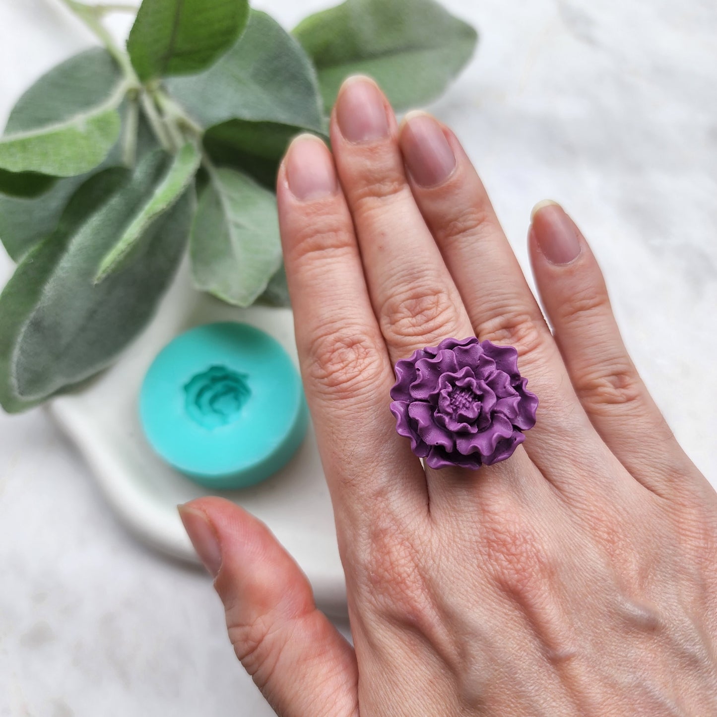 Polymer clay mold Silicone earrings mold "Flower" Summer mold mould for resin and polymer clay Polymer clay tool Clay cutter