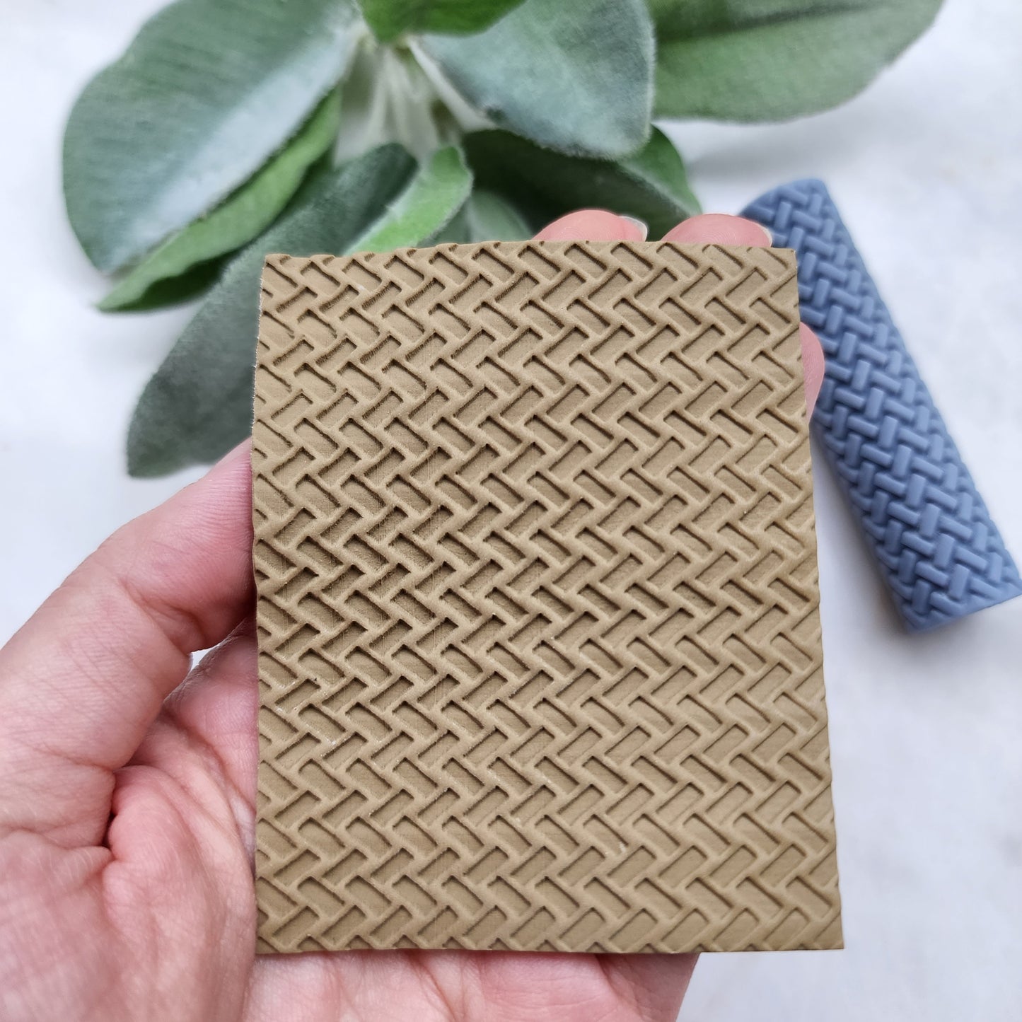 Polymer clay texture roller clay stamp 3D printed embossing tool "Geometric pattern" Clay tool Polymer clay supplies Jewelry supplies