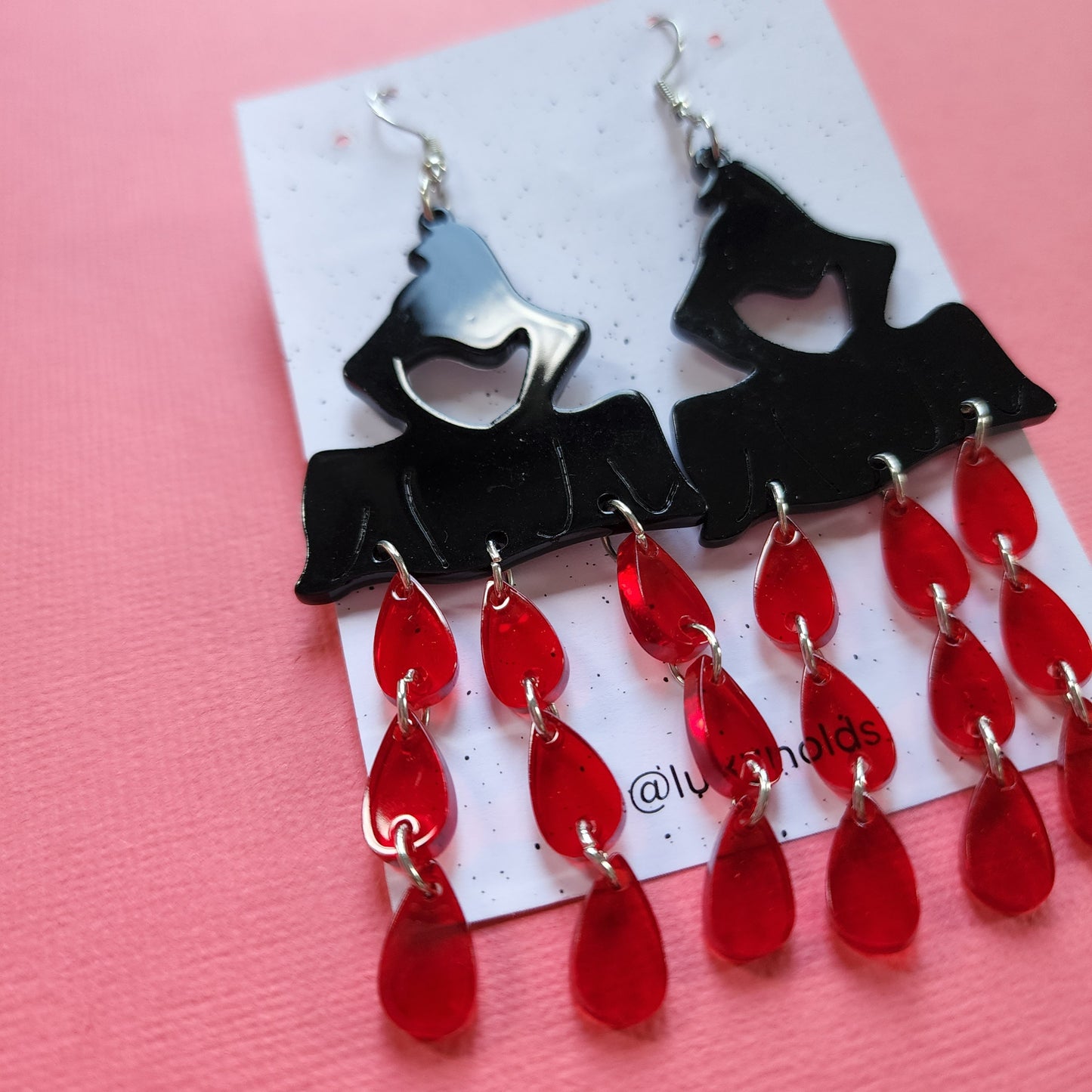 Silicone earrings mold / Silicone epoxy mold / Silicone earring moulds / Silicone UV resin molds / Halloween earrings silicone jewelry mold