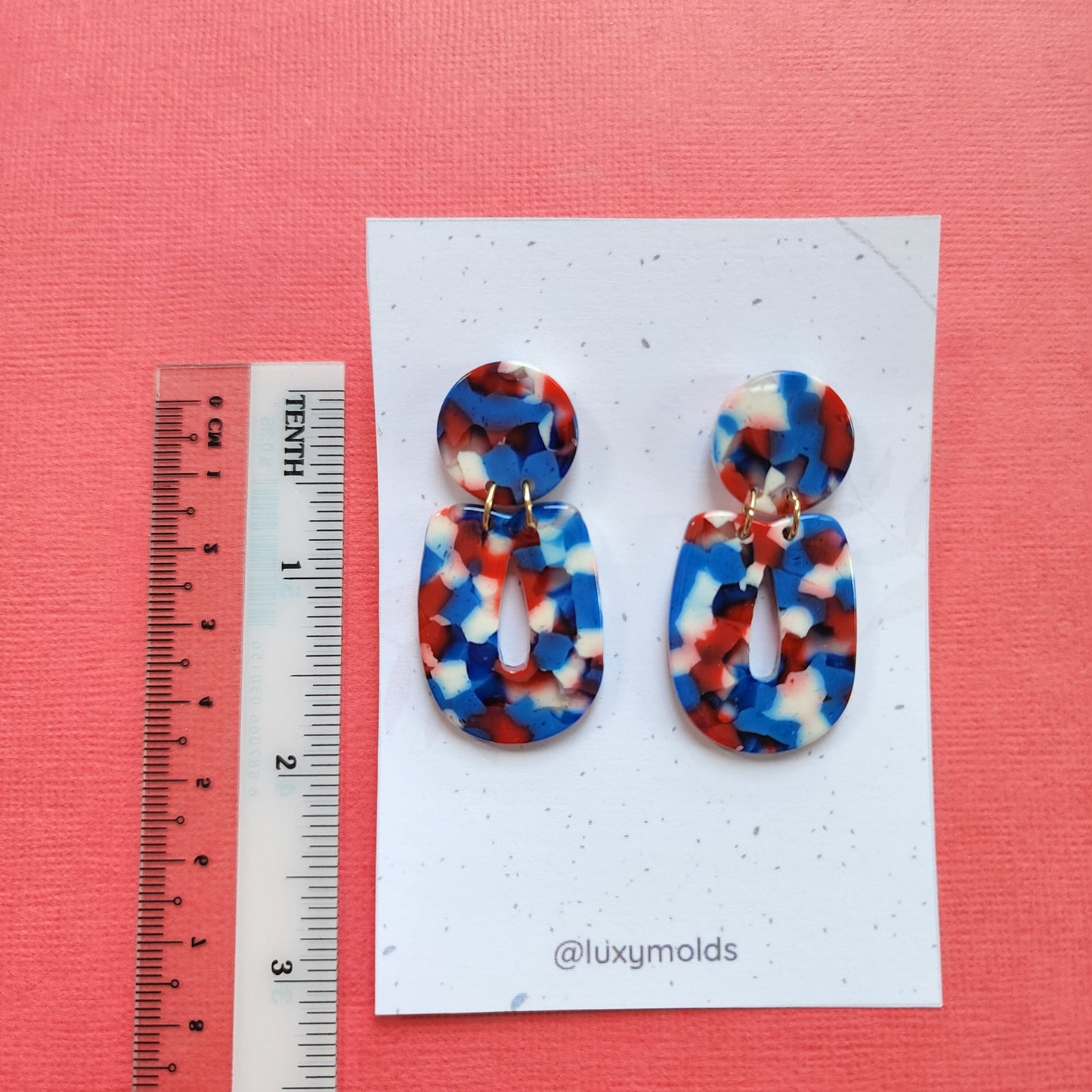 Silicone earrings mold / Silicone epoxy mold / Silicone UV resin molds / Geometry earrings silicone jewelry mold