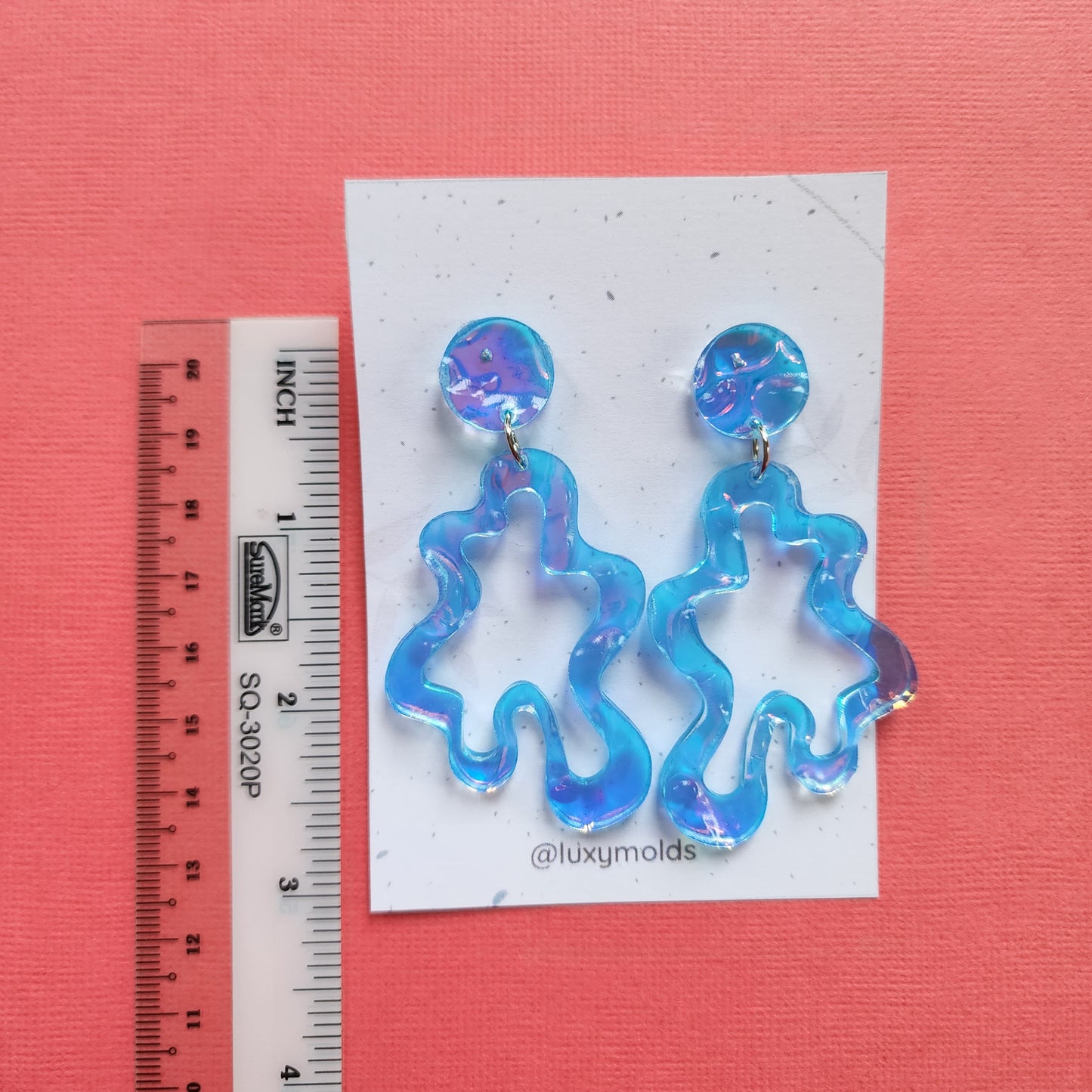 Silicone earrings mold / Silicone epoxy mold / Silicone UV resin molds / Abstract earrings silicone jewelry mold