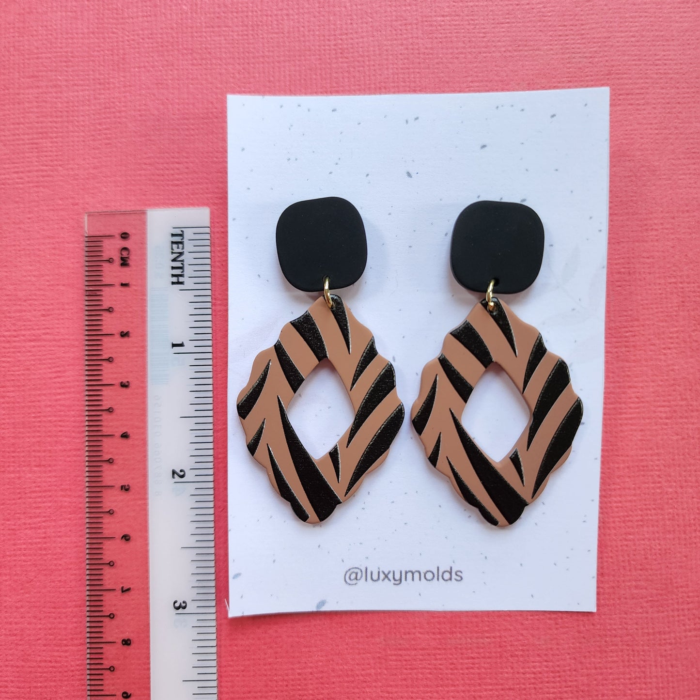 Silicone earrings mold / Silicone epoxy mold / Silicone UV resin molds / Geometry earrings silicone jewelry mold / Matte effect earring mold
