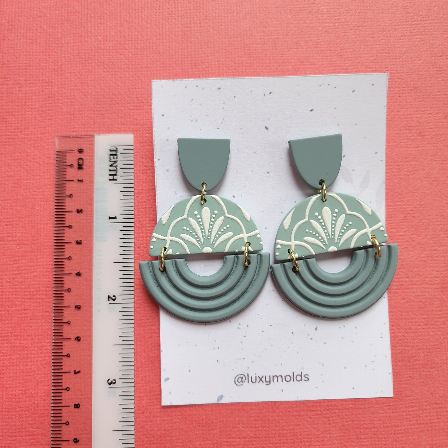 Silicone earrings mold / Silicone epoxy mold / Silicone UV resin molds / Geometry earrings silicone jewelry mold / Matte effect earring mold