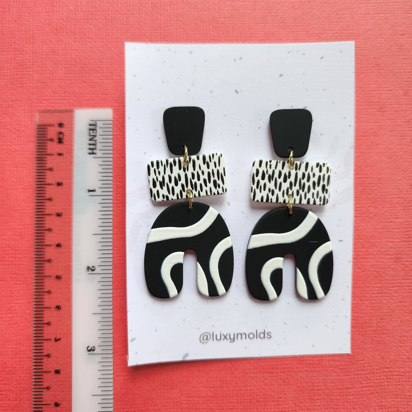 Silicone earrings mold / Silicone epoxy mold / Silicone UV resin molds / Geometry earrings silicone jewelry mold / Matte effect earring mold