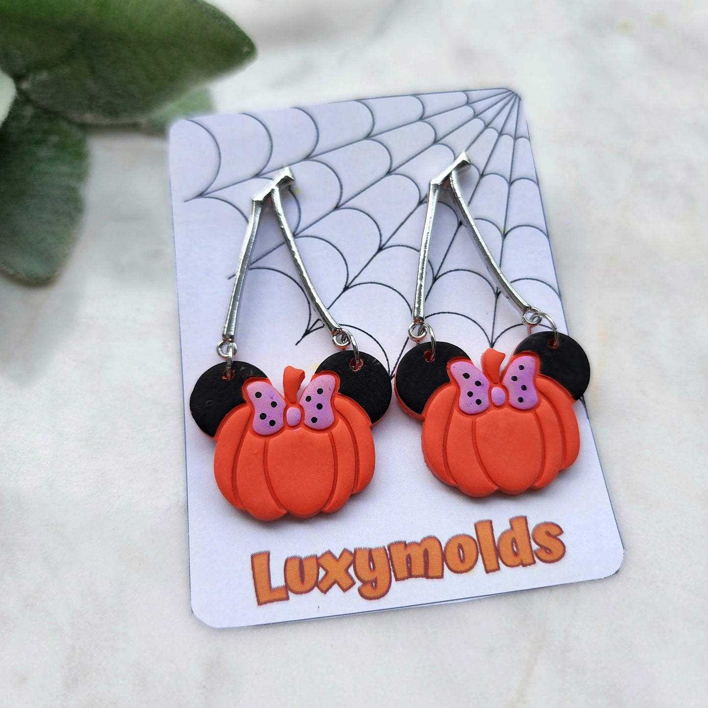 Halloween Polymer Clay cutters Stud earring clay cutters Earrings molds Polymer clay tool Pumpkin mouse sharp cutter stamp