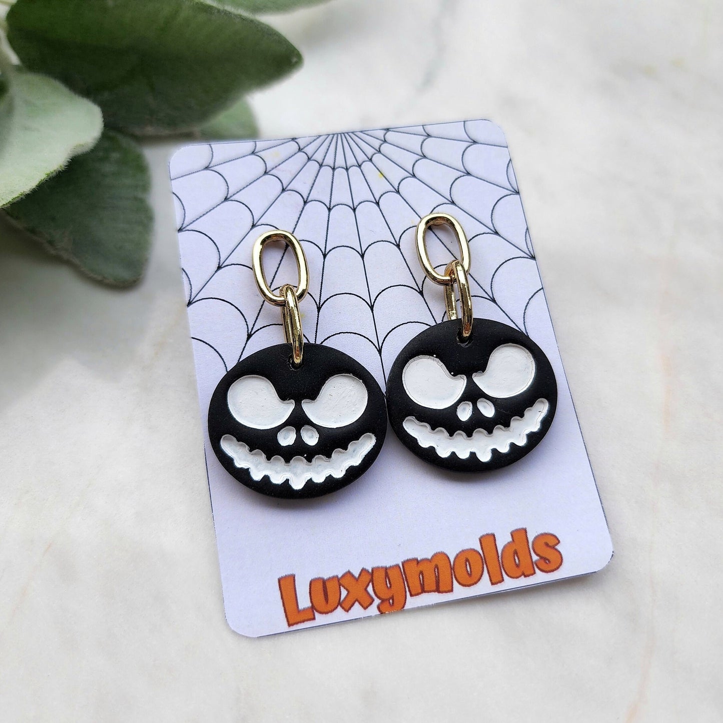 Halloween Polymer Clay cutters Stud earring clay cutters Earrings molds Polymer clay tool Jack face sharp cutter stamp