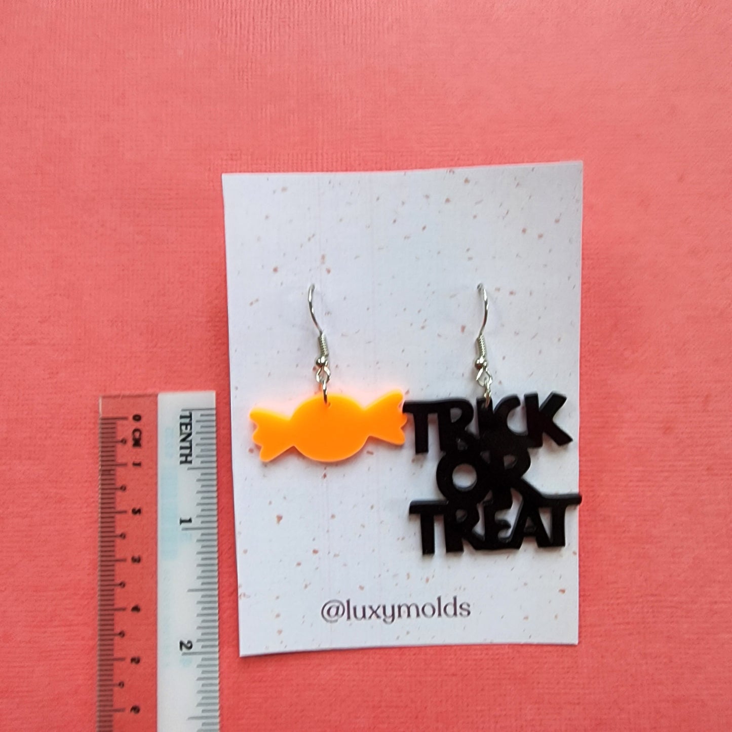 Silicone earrings mold / Silicone epoxy mold / Silicone UV resin molds / Halloween Candy earrings silicone jewelry mold