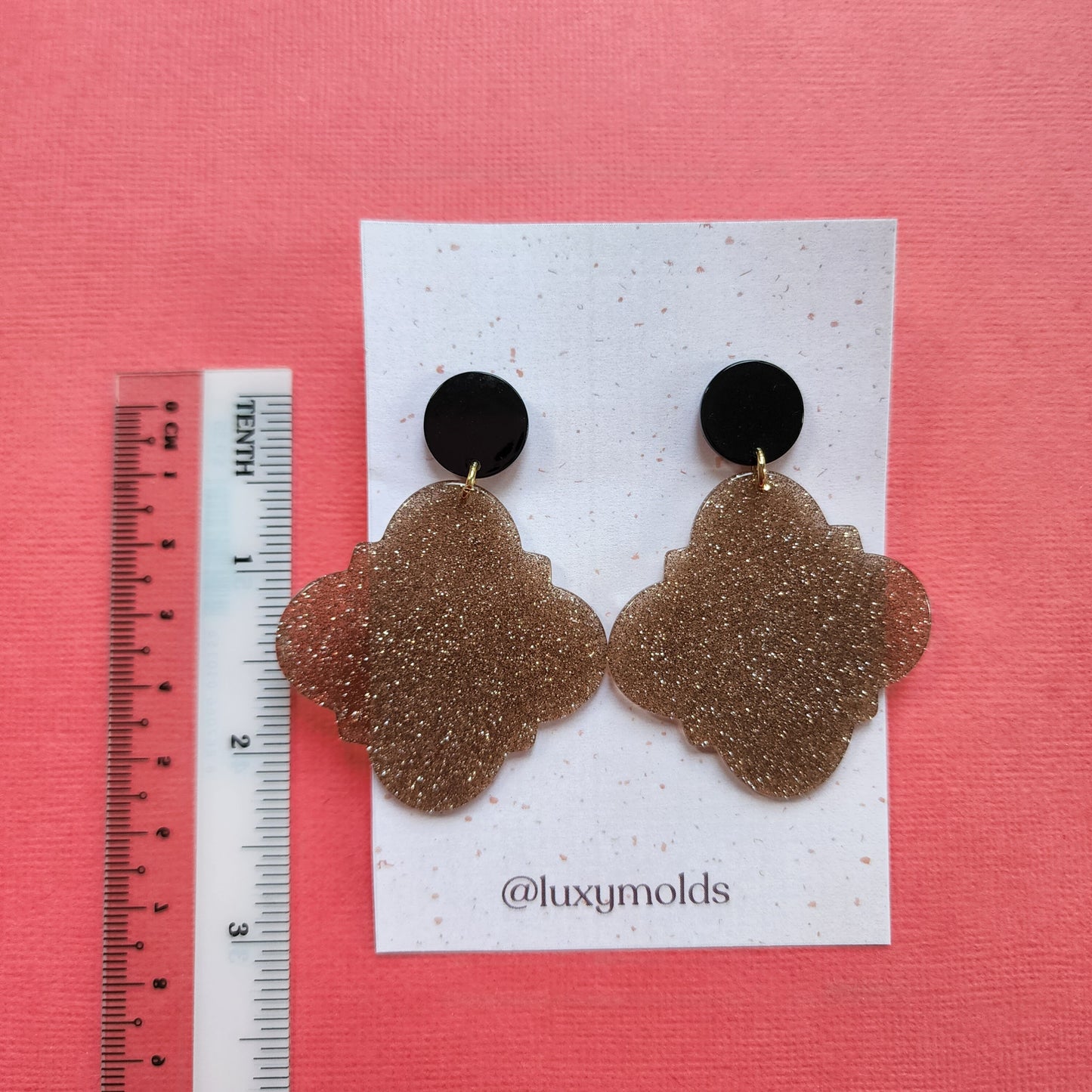 Silicone earrings mold / Silicone epoxy mold / Silicone UV resin molds / Geometry earrings silicone jewelry mold