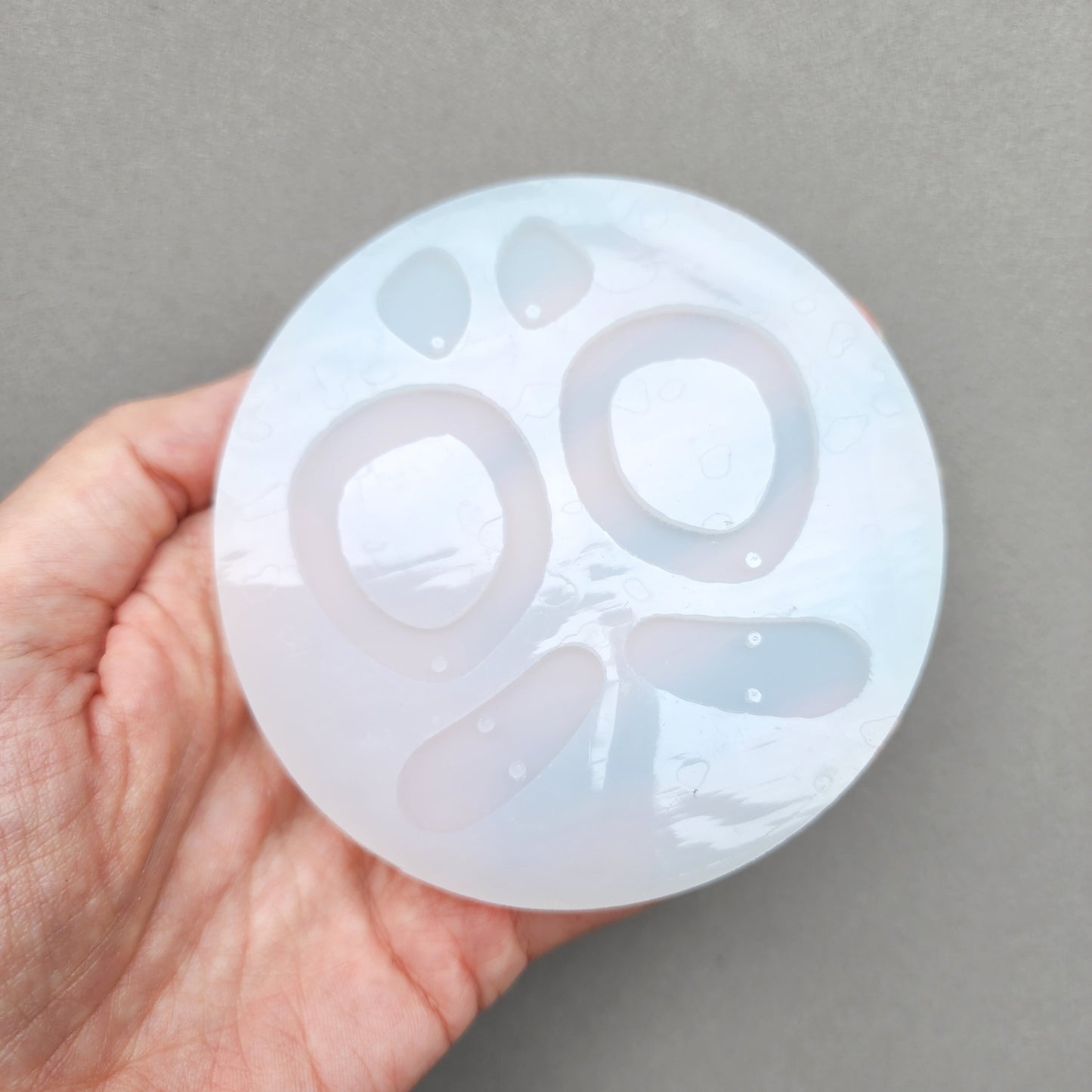 Silicone earrings mold / Silicone epoxy mold / Silicone UV resin molds / Abstract earrings silicone jewelry mold / Matte effect earring mold