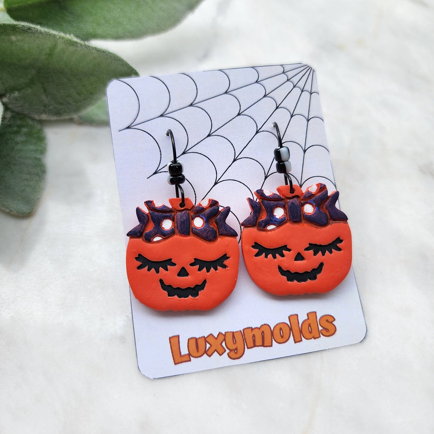 Halloween Polymer Clay cutters Stud earring clay cutters Earrings molds Polymer clay tool Pumpkin sharp cutter stamp