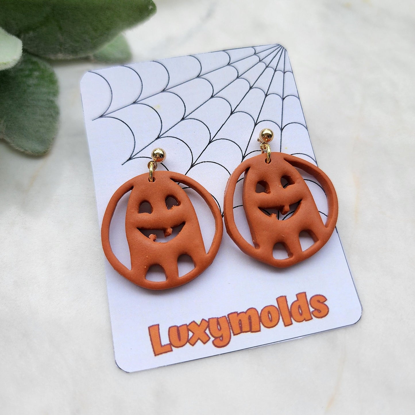 Halloween Polymer Clay cutters Stud earring clay cutters Earrings molds Polymer clay tool Ghost sharp cutter stamp