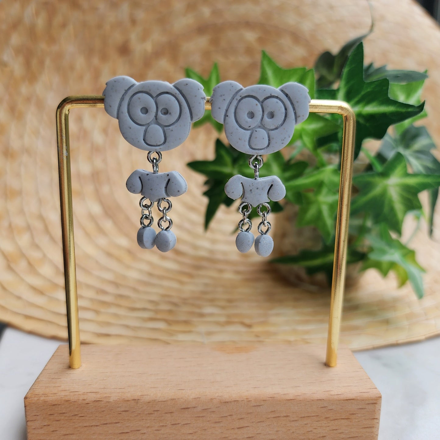 Polymer Clay cutters Stud earrings clay cutters Earrings molds Polymer clay tool Animals cutters Koala sharp cutter stamp Jewelry cutters