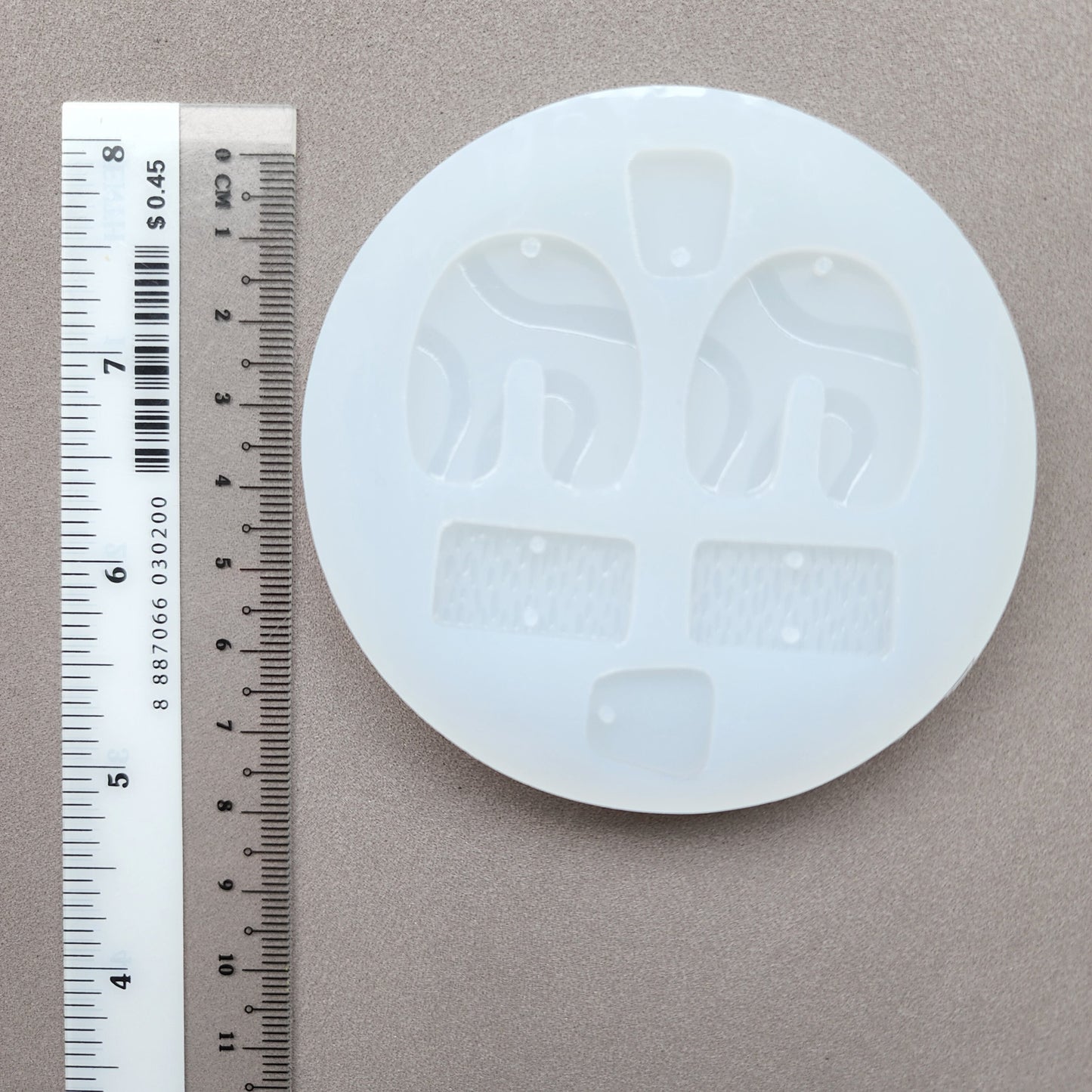 Silicone earrings mold / Silicone epoxy mold / Silicone UV resin molds / Geometry earrings silicone jewelry mold / Matte effect earring mold