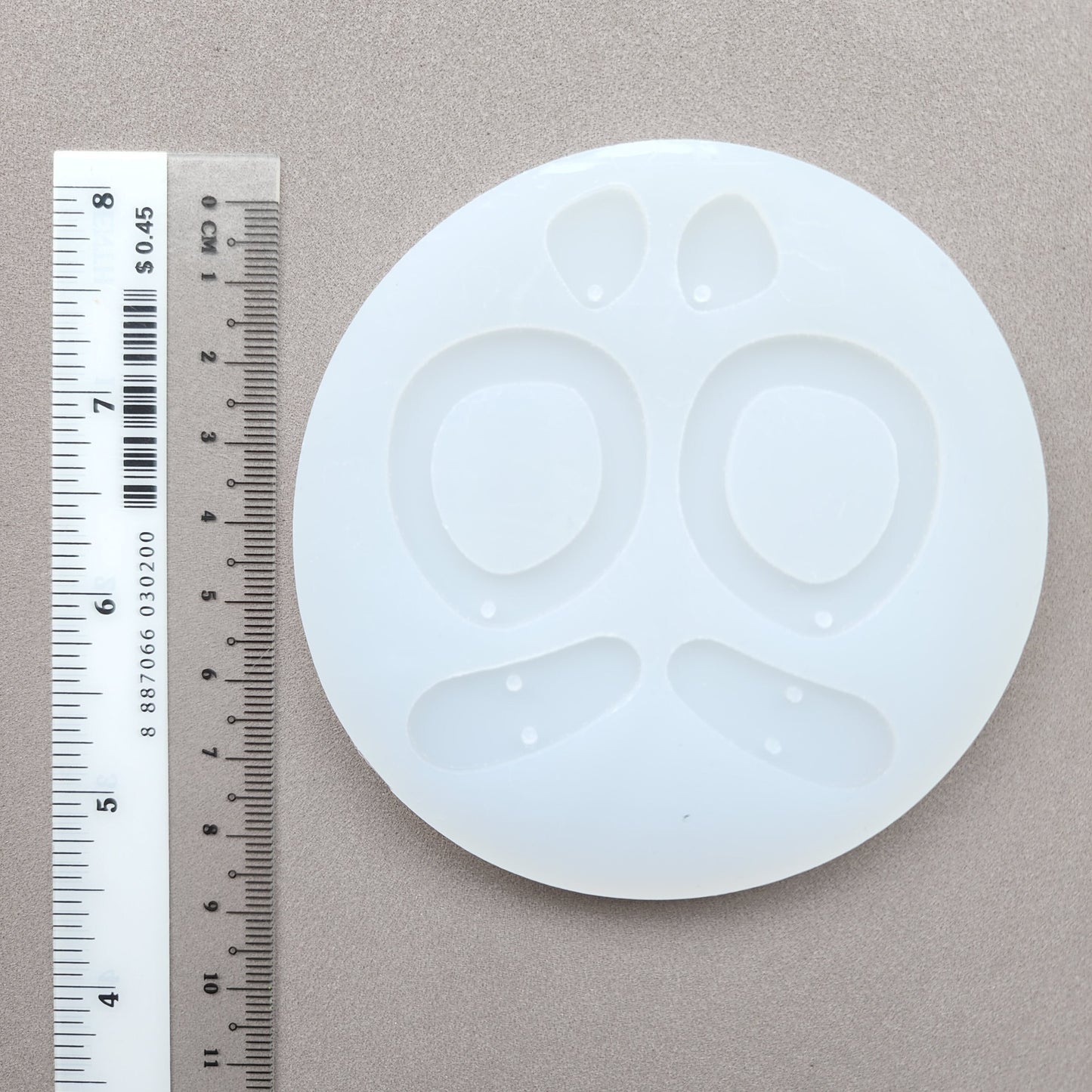 Silicone earrings mold / Silicone epoxy mold / Silicone UV resin molds / Abstract earrings silicone jewelry mold / Matte effect earring mold