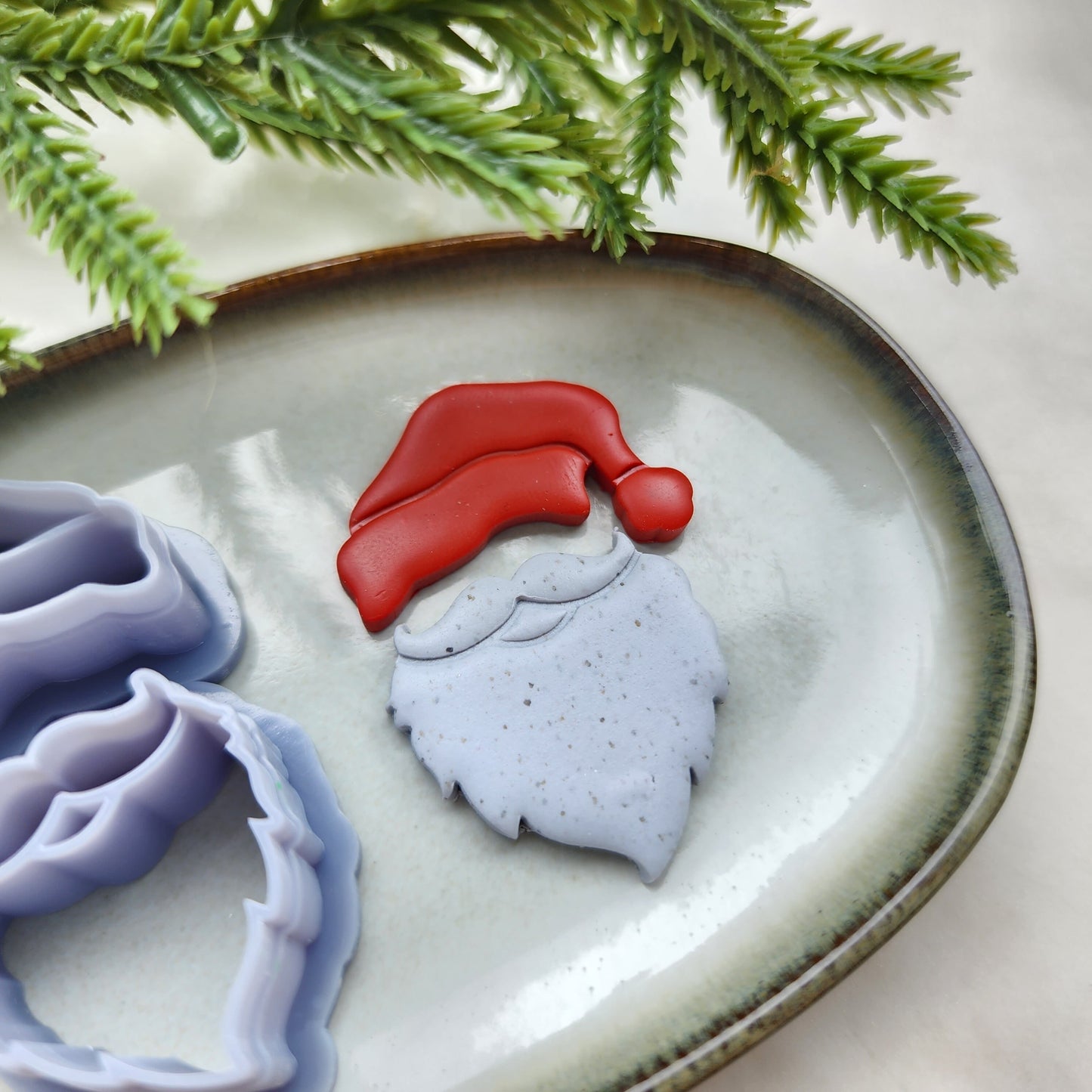 Christmas Polymer Clay cutters Santa Earrings molds Polymer clay tool sharp cutter stamp Jewelry stud earrings cutters