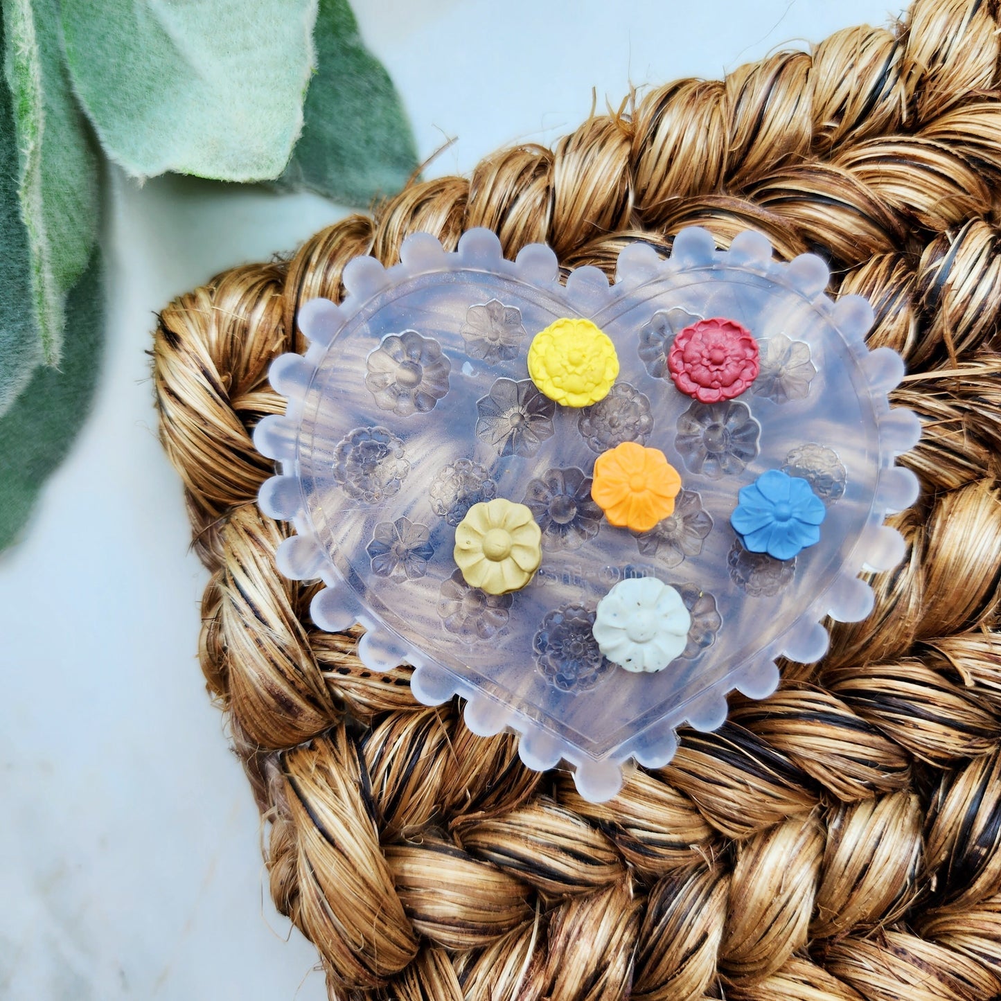 Polymer clay mini mold Silicone earrings mold "Micro flowers" Summer mold for resin and polymer clay Polymer clay tool Clay texture