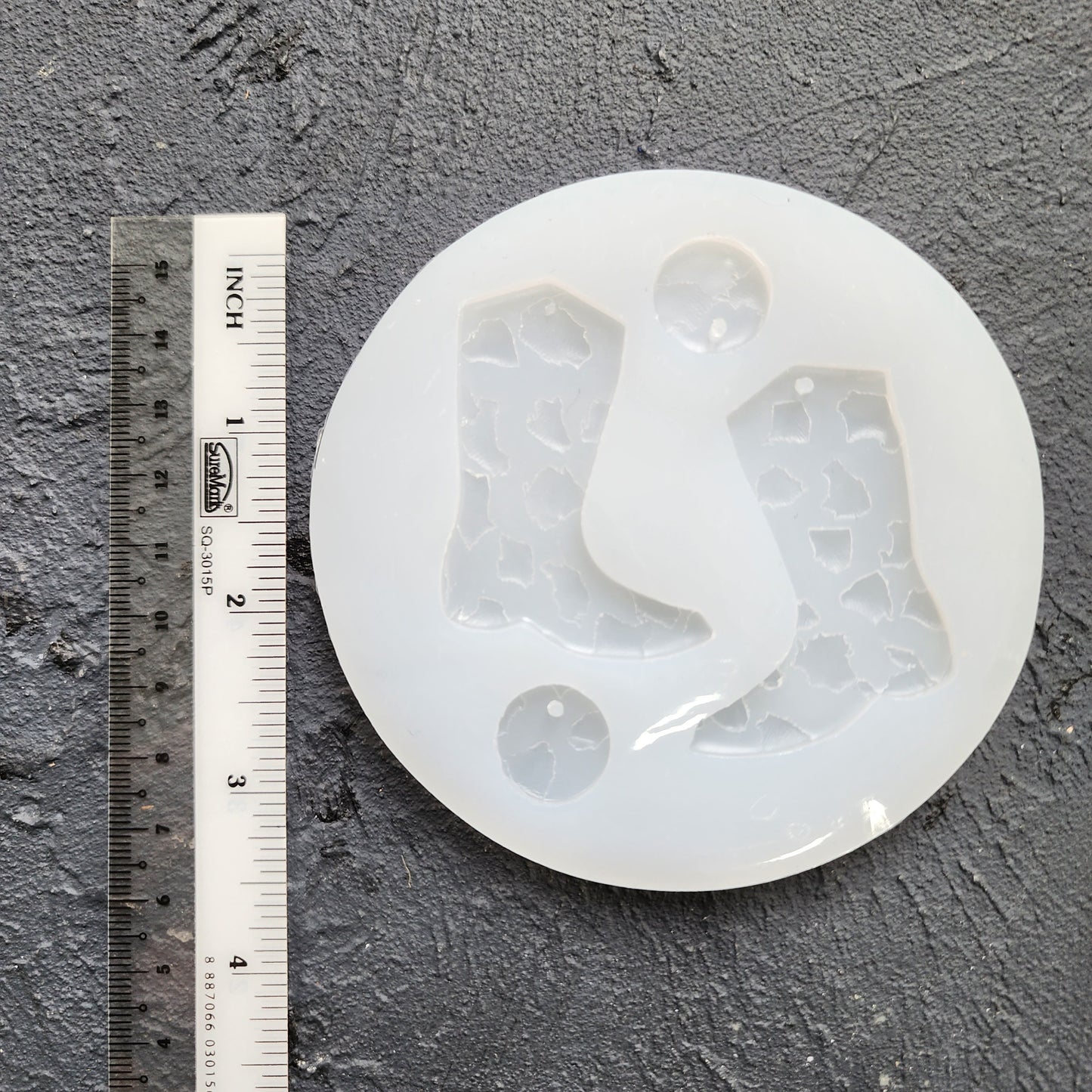 Silicone earrings mold / Silicone epoxy mold / Silicone UV resin molds / Boots earrings silicone jewelry mold / Matte effect earring mold