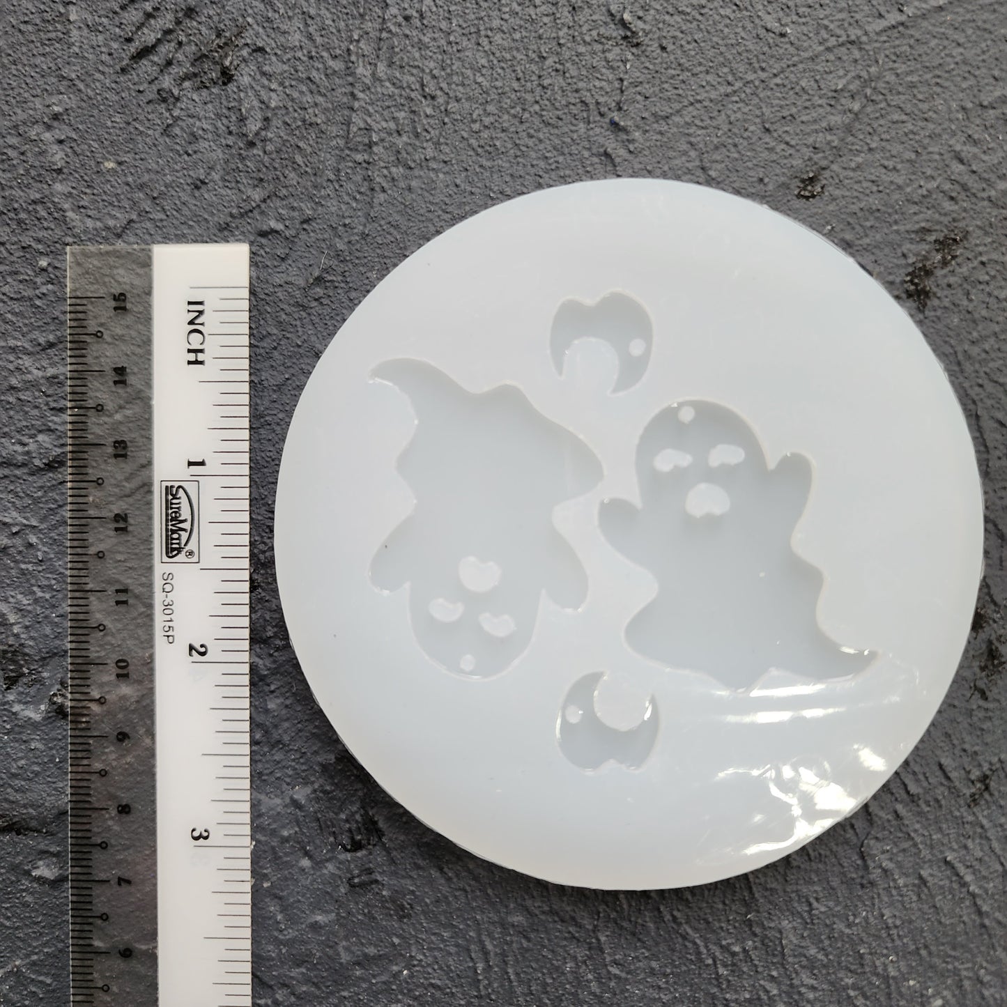 Silicone earrings mold / Silicone epoxy mold / Silicone UV resin molds / Halloween Ghost earrings silicone jewelry mold