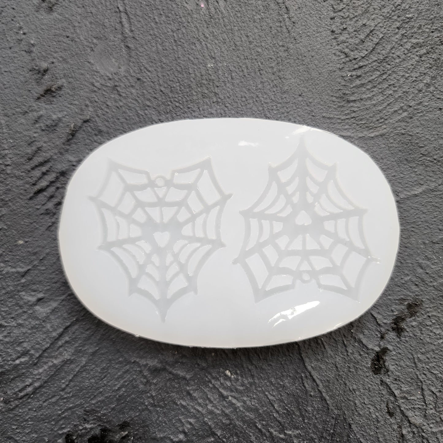 Silicone earrings mold / Silicone epoxy mold / Silicone UV resin molds / Halloween Spider net earrings silicone jewelry mold