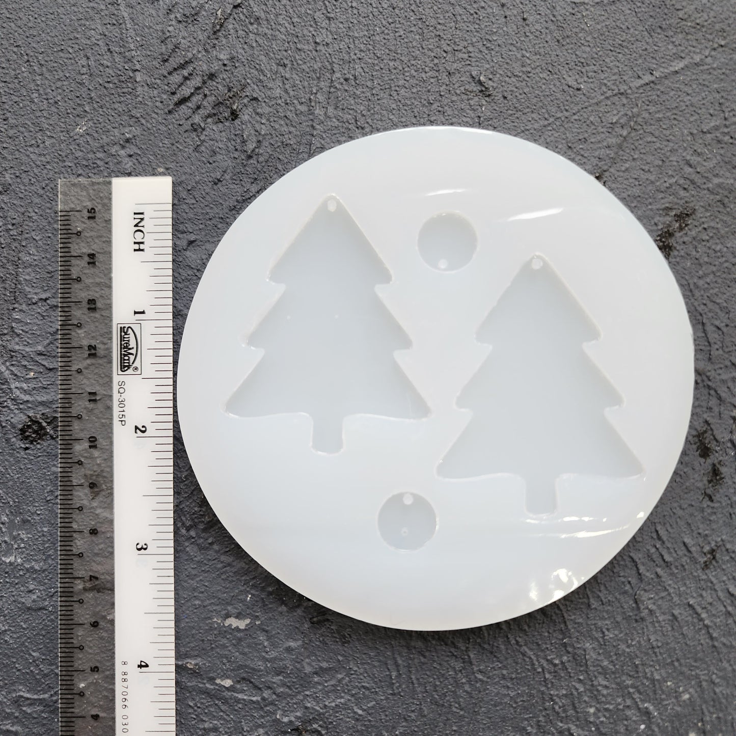 Silicone earrings mold / Silicone epoxy mold / Silicone UV resin molds / Christmas tree earrings silicone jewelry mold