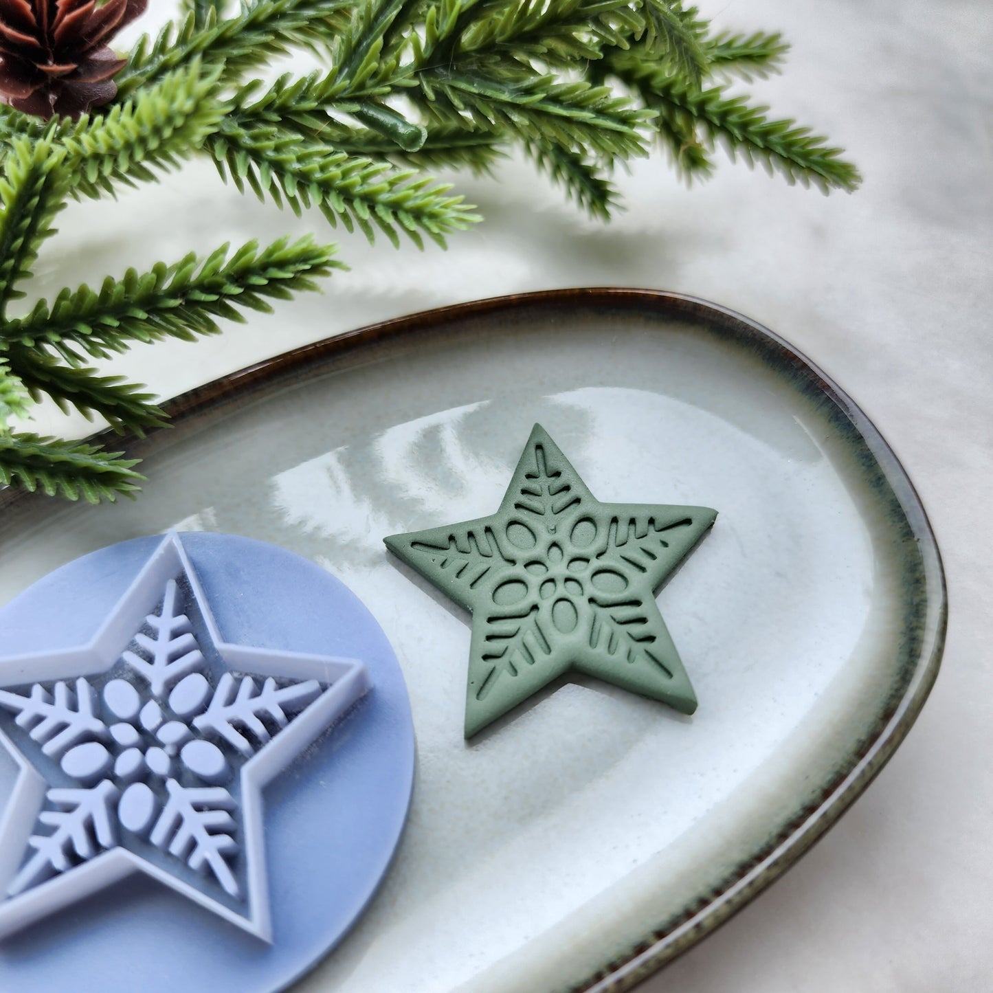 Christmas Polymer Clay cutters Christmas Star Earrings molds Polymer clay tool sharp cutter stamp Jewelry stud earrings cutters