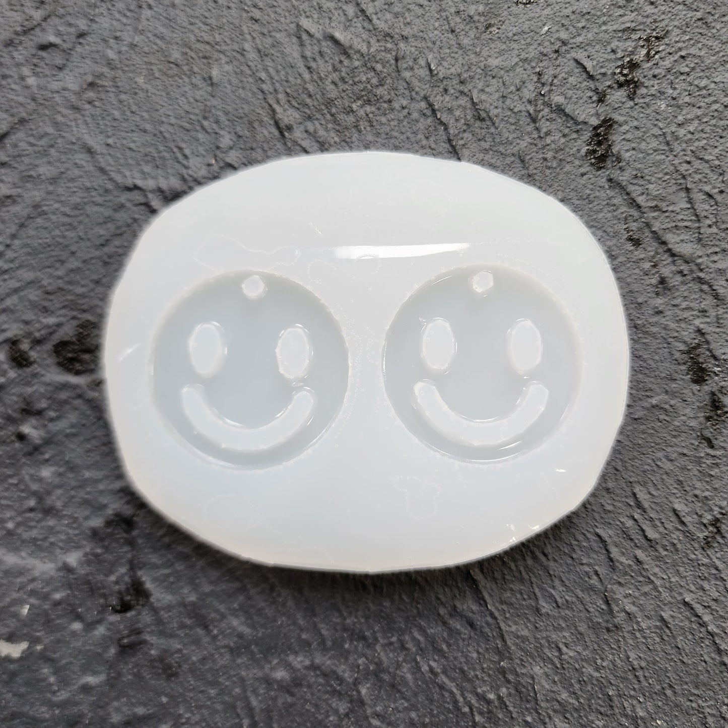Silicone earrings mold / Silicone epoxy mold / Silicone UV resin molds / Smile earrings silicone jewelry mold
