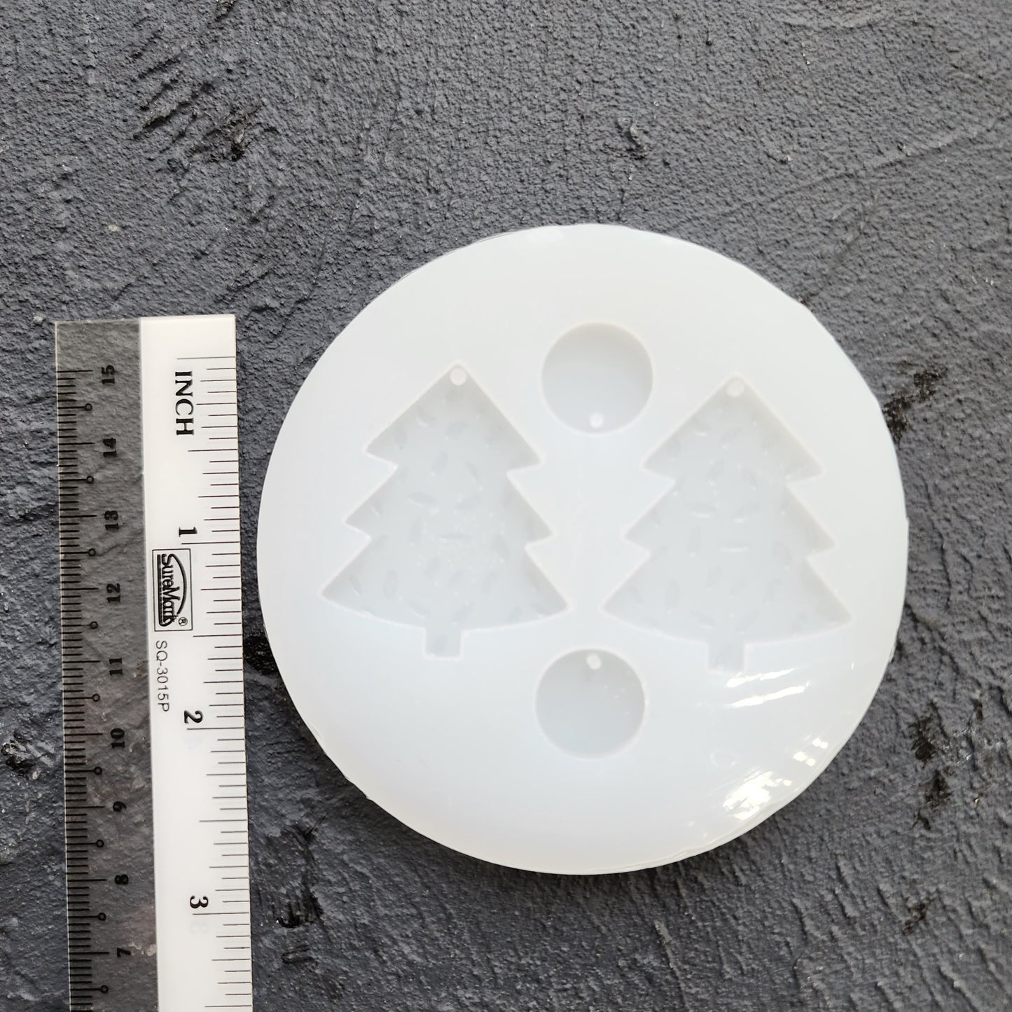 Silicone earrings mold / Silicone epoxy mold/Silicone UV resin molds/Christmas tree earrings silicone jewelry mold/Matte effect earring mold