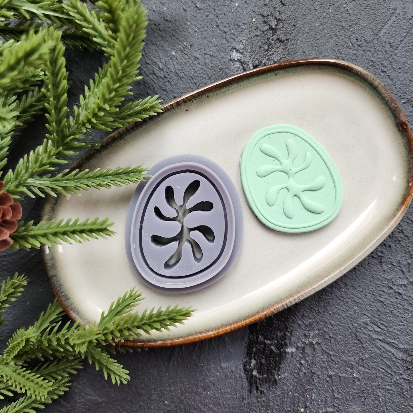 Polymer Clay cutters Abstract Organic Geometric Earrings molds Polymer clay tool sharp cutter stamp Jewelry stud earrings cutters