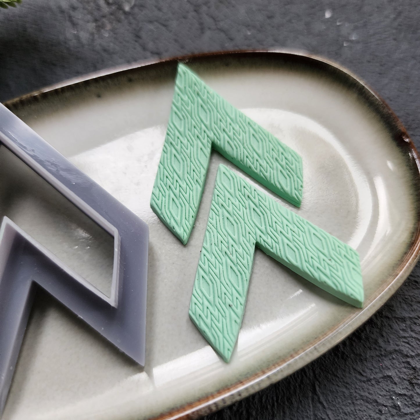 Polymer Clay cutters Abstract Geometric Earrings molds Polymer clay tool sharp cutter stamp Jewelry stud earrings cutters