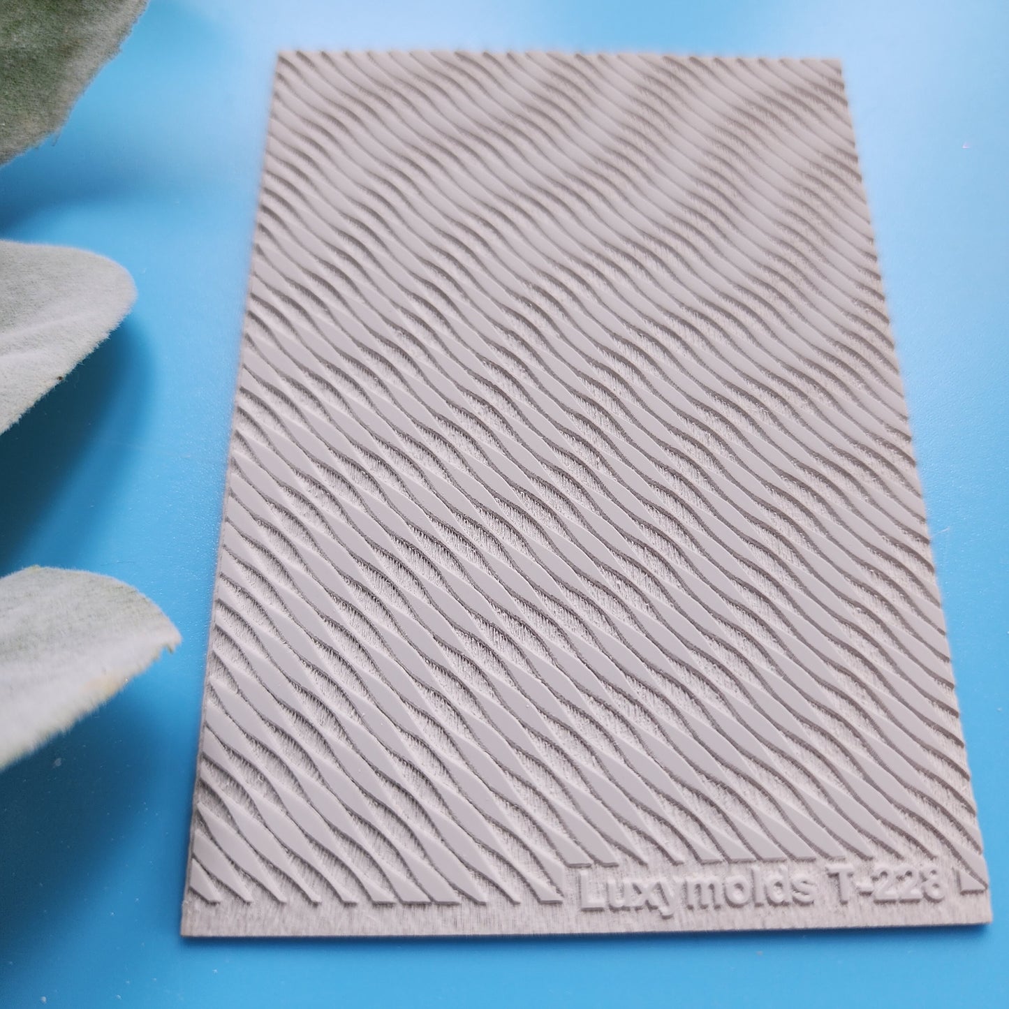 Polymer clay Texture tile Texture mat Clay stamp Polymer clay texture stencils design clay texture Rubber mat T-228