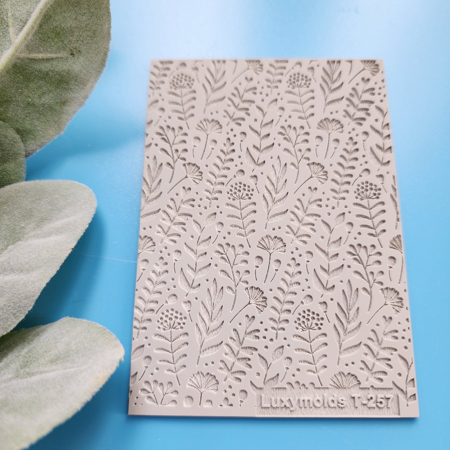 Polymer clay Texture tile Texture mat Clay stamp Polymer clay texture stencils design clay texture Rubber mat T-257